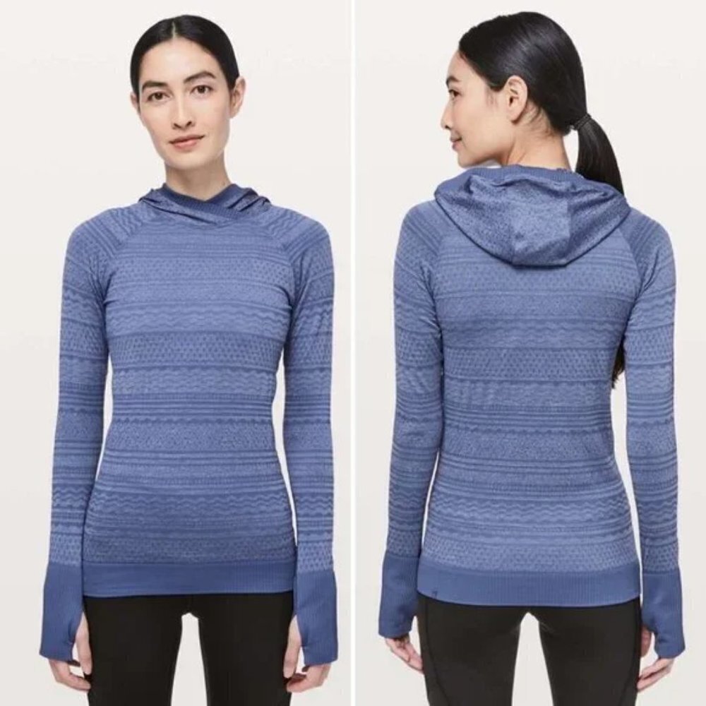 Lululemon Rest Less Hoodie Gatsby Size 10